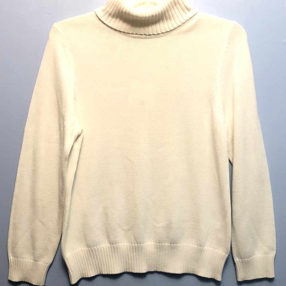 Croft & Barrow NWT White Knit Sweater Size Large
